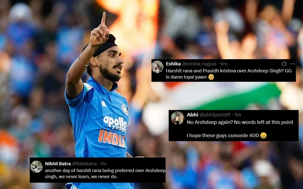 Arshdeep Singh was benched for IND vs NZ 1st ODI [Source: Sivy_Raina3]